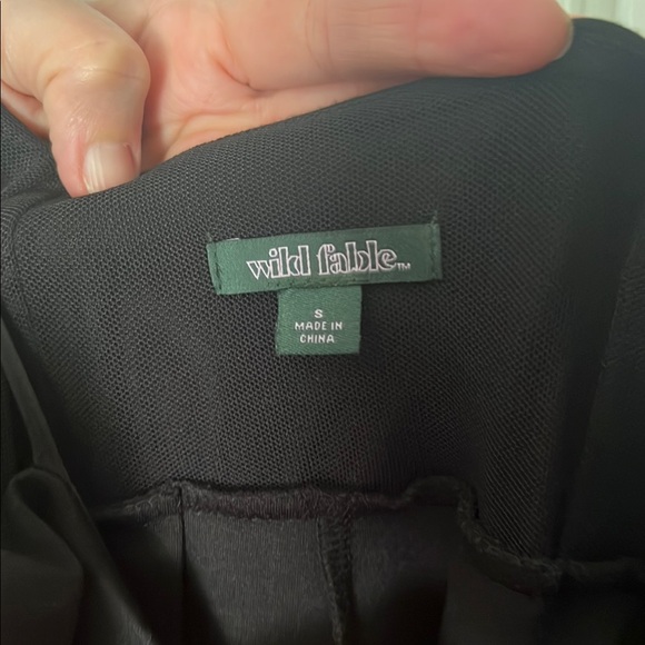 Wild Fable Black Cropped Jumpsuit - Picture 2 of 2